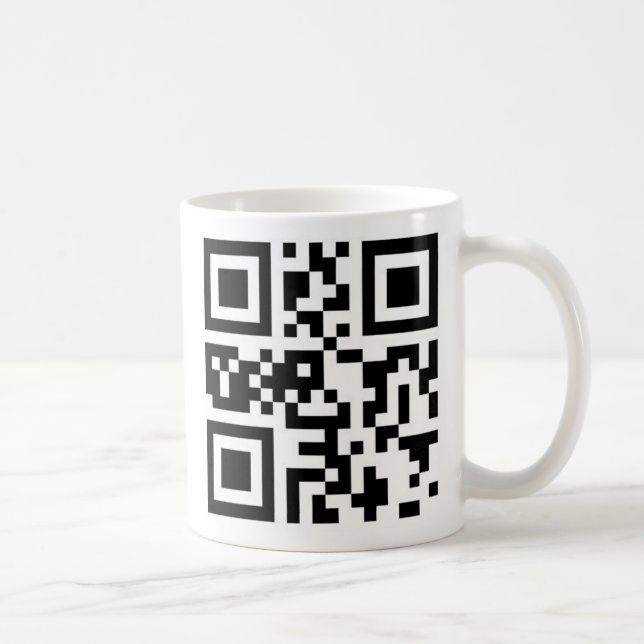 Caneca De Café Código de QR - Chanukah feliz! (Direita)