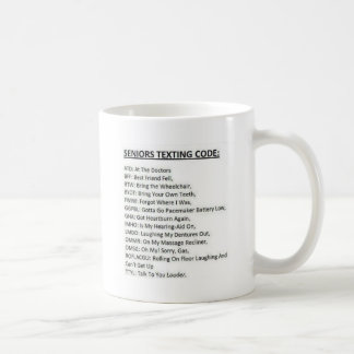 Caneca De Café Código de Texto de mais velho