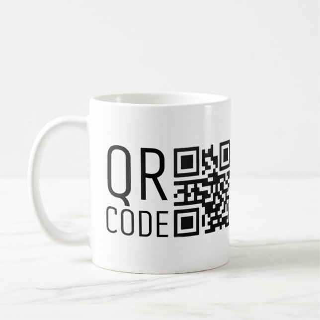 Caneca De Café Código Qr (Esquerda)