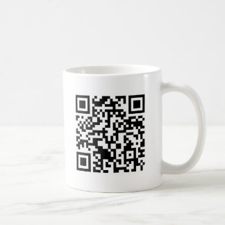 Caneca De Café Código Rickrolled do rolo QR do rick