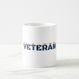 Caneca De Café Código Veterano e Morse - Dia dos Veteranos
