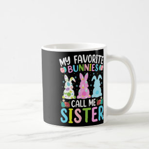 Caneca De Café Coelha Irmã Meus Coelhos Favoritos Me Chamam de Ir
