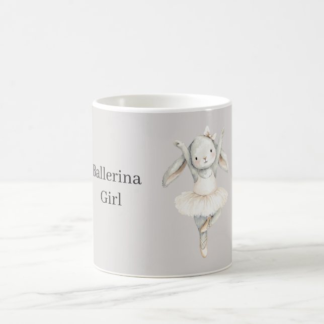 Caneca De Café Coelha Menina Bailarina de Tutu (Centro)