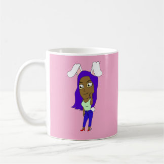 Caneca De Café Coelhinha Chibi