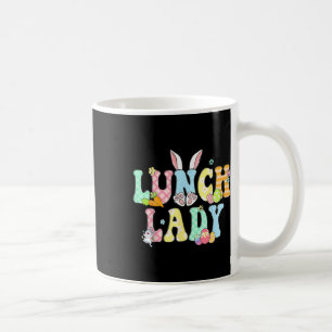 Caneca De Café Coelhinha Senhora do Almoço Ovo Engraçado Floral D