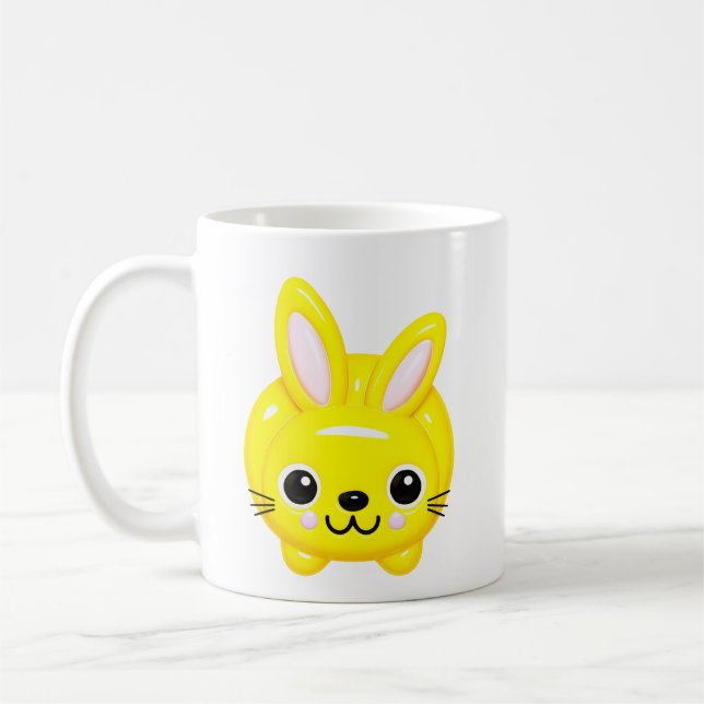 Caneca De Café Coelhinho Amarelo (Esquerda)