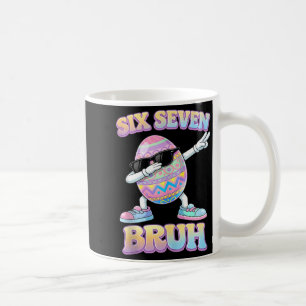 Caneca De Café Coelhinho da Páscoa engraçado seis sete bruh 6 7 m