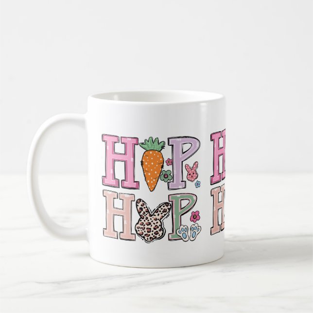 Caneca De Café Coelhinho de Páscoa Bonito (Esquerda)