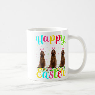 Caneca De Café Coelhinho de Páscoa engraçado Setter Irlandês Cão 