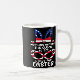 Caneca De Café Coelhinho do Dia Feliz de Páscoa Entusiastas do Co