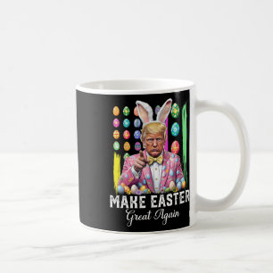 Caneca De Café Coelhinho engraçado do Trump Faça a Páscoa Grande