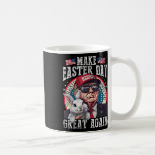 Caneca De Café Coelhinho engraçado do Trump Faça a Páscoa Grande