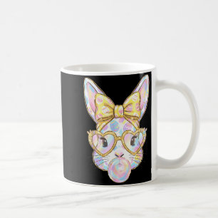 Caneca De Café Coelhinho fofo de coelho cara tie dye óculos menin