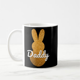 Caneca De Café Coelhinho Glitter pai - Páscoa da Família Bonita