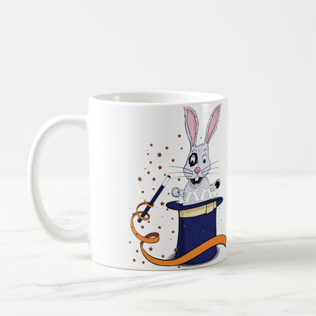 Caneca De Café Coelhinho magro no chapéu (Esquerda)