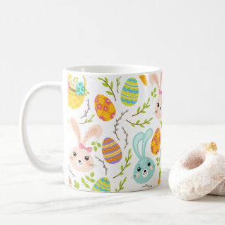 Caneca De Café Coelhinhos -N- Cestas