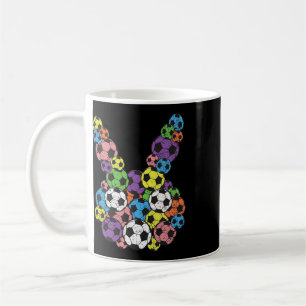 Caneca De Café Coelho Amante de Futebol de Páscoa Ll Caça ao Ovo