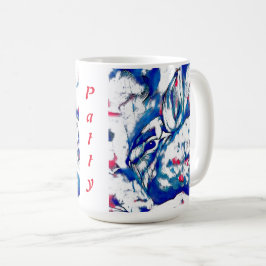 Caneca De Café Coelho Azul