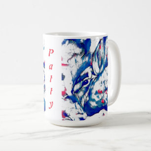 Caneca De Café Coelho Azul