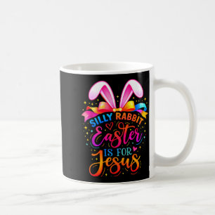 Caneca De Café Coelho bobo a páscoa é para jesus coelho fofo