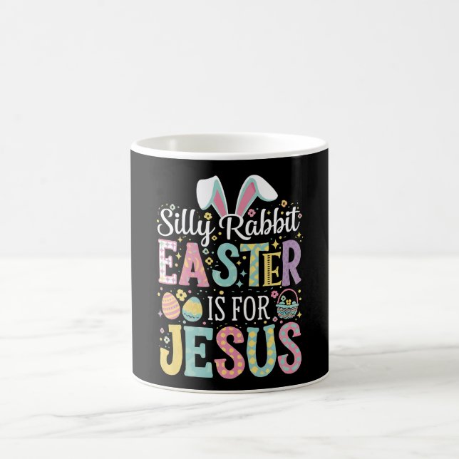 Caneca De Café Coelho Bonito A Páscoa é Para Jesus Coelho Bobo (Centro)