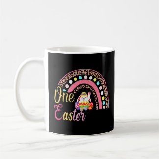 Caneca De Café Coelho Bonito Coelho Leopardo Rainbow Girl Happy E