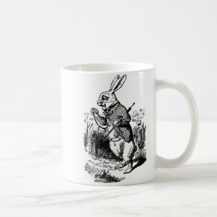 Caneca De Café Coelho branco - Alice no copo do país das