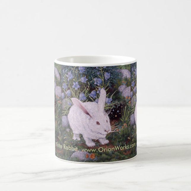 Caneca De Café Coelho branco, coelho branco, coelho branco, (Centro)