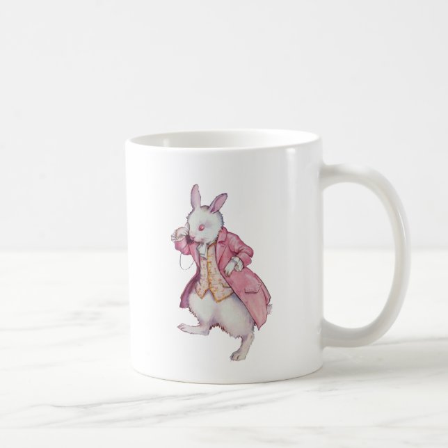 CANECA DE CAFÉ COELHO BRANCO DE CHARMING DA ALICE (Direita)