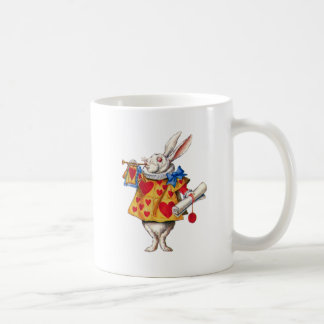 CANECA DE CAFÉ COELHO BRANCO DO ALICE