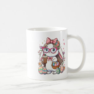Caneca De Café Coelho Coelho da Páscoa Ovos de Café Caça Menina
