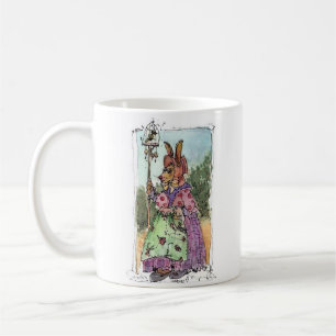 Caneca De Café Coelho com gaiola de pássaro