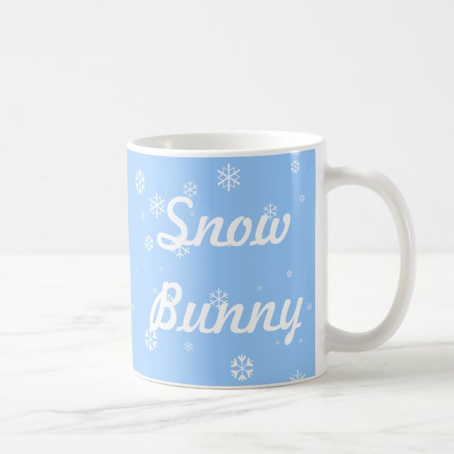 Caneca De Café Coelho da neve (Direita)