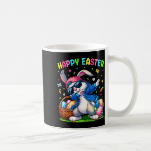 Caneca De Café Coelho da Páscoa Feliz Dabbing Dia da Páscoa Engra