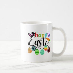 Caneca De Café Coelho da Páscoa Feliz Rosto de Coelho Dia da Pásc