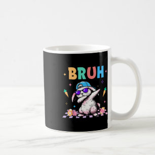 Caneca De Café Coelho de Dabbing Feliz Páscoa Dia Ovo Menino