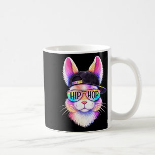 Caneca De Café Coelho de Hip Hop de Páscoa Óculos de Sol Rostos H