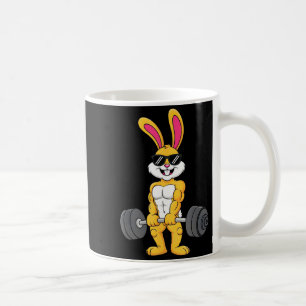 Caneca De Café Coelho de Páscoa Ginásio Treino de Fitness Homens 