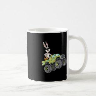 Caneca De Café Coelho de Páscoa Pilotando Caminhão Monstro Divers