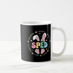Caneca De Café Coelho de Páscoa Professor de Educação Especial Gr