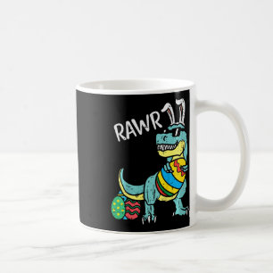 Caneca De Café Coelho de Páscoa Trex Crianças Rawr Meninos de Pás
