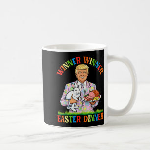 Caneca De Café Coelho de Páscoa Vencedor Trump Piada Política L