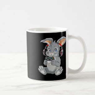 Caneca De Café Coelho do Dia de Páscoa Feliz Ovo Engraçado Menino