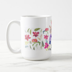 Caneca De Café Coelho e ovo de Páscoa aquática
