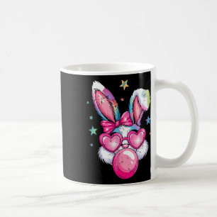 Caneca De Café Coelho Engraçado Soprando Bolha Coquete Cute Ea