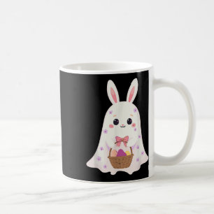 Caneca De Café Coelho Fantasma Bonito Coelho-Ovo Coelho Páscoa Co