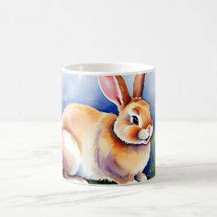Caneca De Café Coelho feliz 2, Páscoa