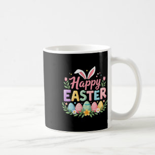 Caneca De Café Coelho Feliz da Páscoa Ovos da Primavera da Páscoa