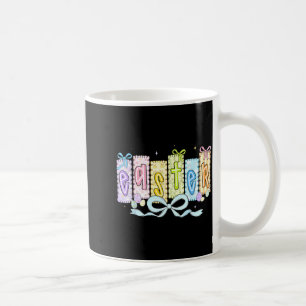 Caneca De Café Coelho feliz de páscoa ovo engraçado para meninos 
