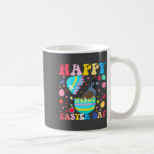 Caneca De Café Coelho Feliz Páscoa Codorna Dia de Páscoa Groovy